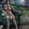 Seated Tina, oil on canvas, 2014.