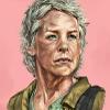 Carol Peletier(Melissa McBride), digital illustration, 2015.