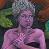 Poor Unfortunate Soul, chalk pastel on paper, 2014.